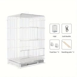 CH Birds Cage L White 48*37*92 CM