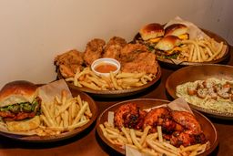 8 pcs Chicken Wings with fries