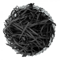 Shredded Paper - Black 