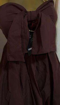 Front Bow Tie Mini Dress