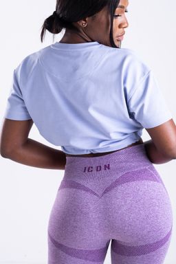 Icon Crop T-Shirt (lilac)
