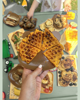 Mini Sweet Potato Waffles | Tots