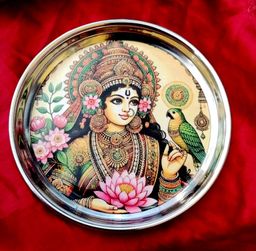 Lakshmi with parrot