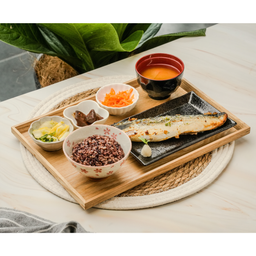 ST02. Grilled Mackerel Set (Miso-Marinated) 