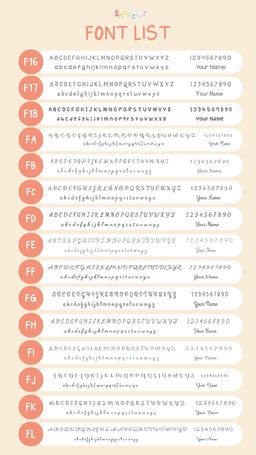 Stiker nama TRANSPARAN