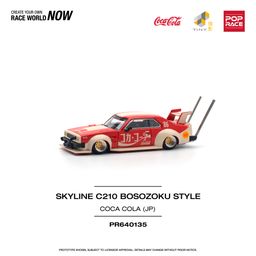 POP RACE MODEL 1/64 SKYLINE C210 KAIDO RACER (BOSOZOKU STYLE) - COLA JP