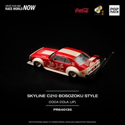 POP RACE MODEL 1/64 SKYLINE C210 KAIDO RACER (BOSOZOKU STYLE) - COLA JP