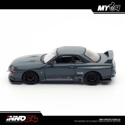 INNO MODEL 1/64 NISSAN SKYLINE GT-R (R32) TOP SECRET - STEALTH GREY (TASKL25)