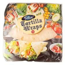Festive tortilla wraps 12inch 10pcs