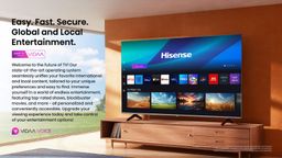 Hisense 55" Smart 4K UHD TV - 55A6N