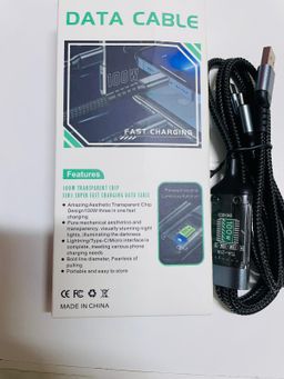 100W 3-in-1 Fast Charging Cable