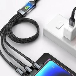 100W 3-in-1 Fast Charging Cable