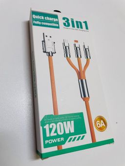 120W 3-in-1 Super Fast Charging Cable