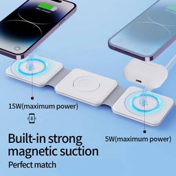 3-in-1 Magnetic Wireless Charger