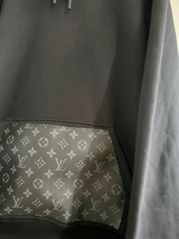 Custom Made LV Black Hoodie 