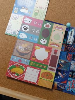 Japanese Vintage Style Patchwork Multi-Element Material Paper Notepad - 日系古早风格拼布多元素素材便签