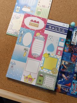 Japanese Vintage Style Patchwork Multi-Element Material Paper Notepad - 日系古早风格拼布多元素素材便签