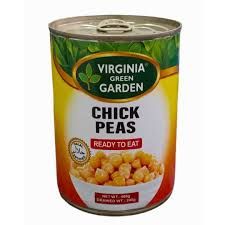 Virginia green garden chick peas 240g