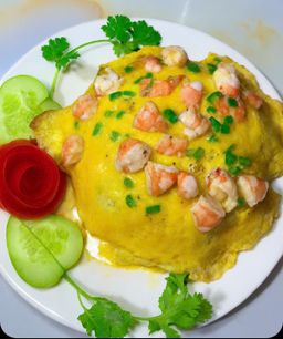 CƠM CHIÊN TÔM PHỦ TRỨNG