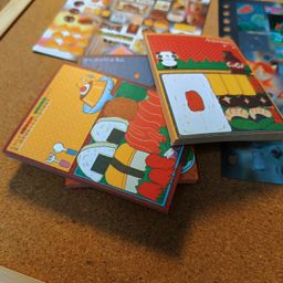 Japanese Vintage Style Patchwork Tear-Off Journal Notepad / 日系鼓噪风格拼布可撕拉手账便签本