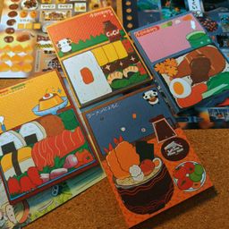 Japanese Vintage Style Patchwork Tear-Off Journal Notepad / 日系鼓噪风格拼布可撕拉手账便签本