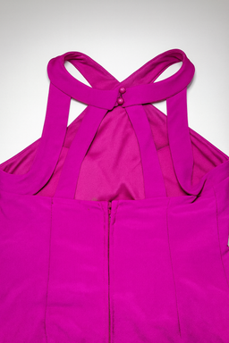 Vestido fucsia ajustado con tirantes cruzados - Size 5/M