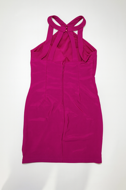 Vestido fucsia ajustado con tirantes cruzados - Size 5/M