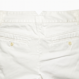 Shorts blancos de tiro medio con bolsillos laterales - Size 4/S