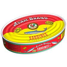 Ayam Brand Sardine (Small Oval) 48 x 215G (1 Carton)
