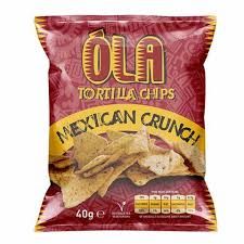 Ola tortilla chips Mexican crunch 40g