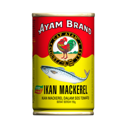 Ayam Brand Mackerel (Jitney) 100 x 155G (1 Carton)