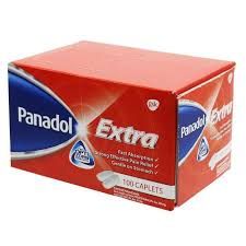 Panadol extra 1 box 100pcs