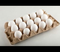 EGGS 15 PCS WHITE/ BROWN
