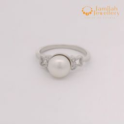 Ring Silver 925 With Genuine Pearl