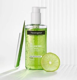 NEUTROGENA OIL BALANCING FACIAL WASH WITH LIME - 150ML | نيتروجينا غسول للوجه للبشرة الدهنية - 150 مل