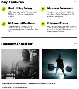 CELLUCOR C4 Original Pre Workout Powder 267g | 30 Servings