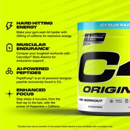 CELLUCOR C4 Original Pre Workout Powder 267g | 30 Servings