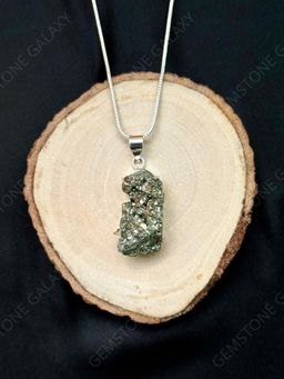 Raw Pyrite Pendant