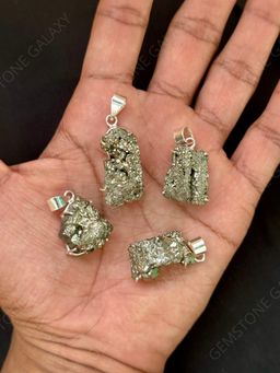 Raw Pyrite Pendant