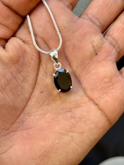 Black   Tourmaline   Pendant