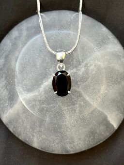 Black   Tourmaline   Pendant