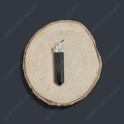 Black Tourmaline Pencil Pendant