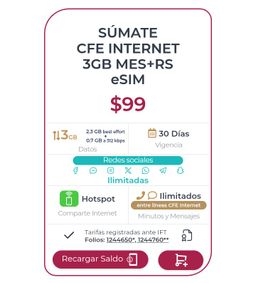 Plan Mensual MIFI , Hogar x $99