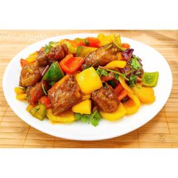 SƯỜN XÀO CHUA NGỌT KÈM CƠM TRẮNG