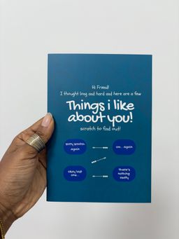 Things I like about you -  Scratch Card