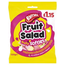 Barratt Fruit Salad Fruity Softies Bags 120g