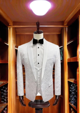 White 3 Piece Tuxedo 