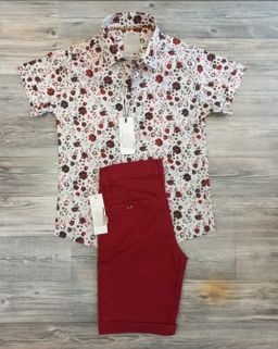 Short Sleeve Shirt and Long Pants Outfit