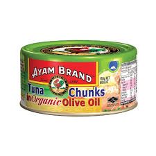 Ayam Brand Tuna Chunks in Organic Olive Oil 24 x 150G (1 Carton)