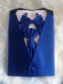 Red Paisley Waist Coat Set